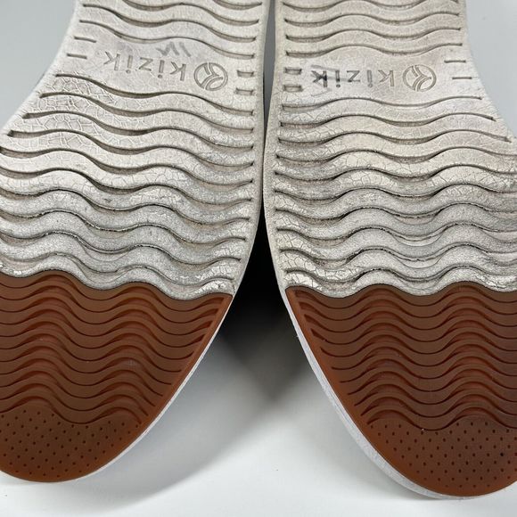 Kizik The Prague Navy Blue Canvas Suede Sneakers Shoes Mens 13 Wide W 14.5 Wide - Picture 16 of 16